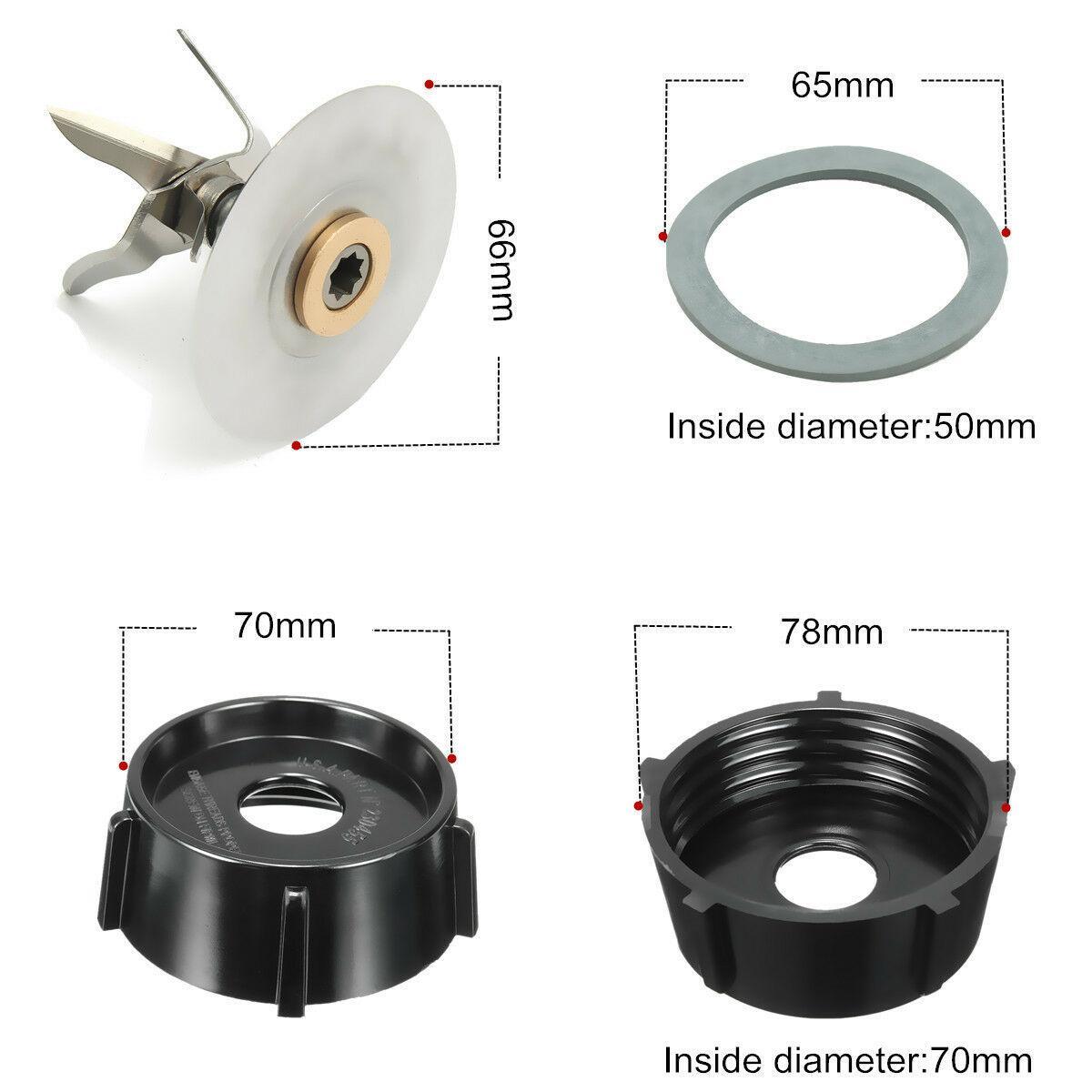 Hộ Gia Đình Jucier Lưỡi Dao Cắt Bộ Phận Thay Thế Cho Oster Osterizer Máy Xay Sinh Tố Căn Cứ Dưới Nắp Gioăng Cao Su Nhẫn
