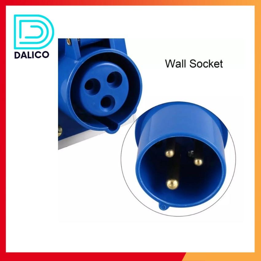 Phích cắm+Ổ cắm công nghiệp 3p 16a - DALICO