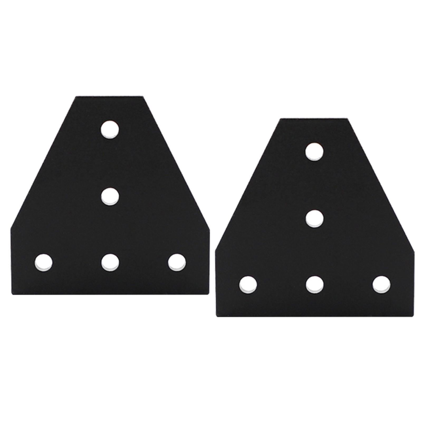 2x 5 Hole Joint Board Plate Joining Plate Bracket for 3D Printer Accessories