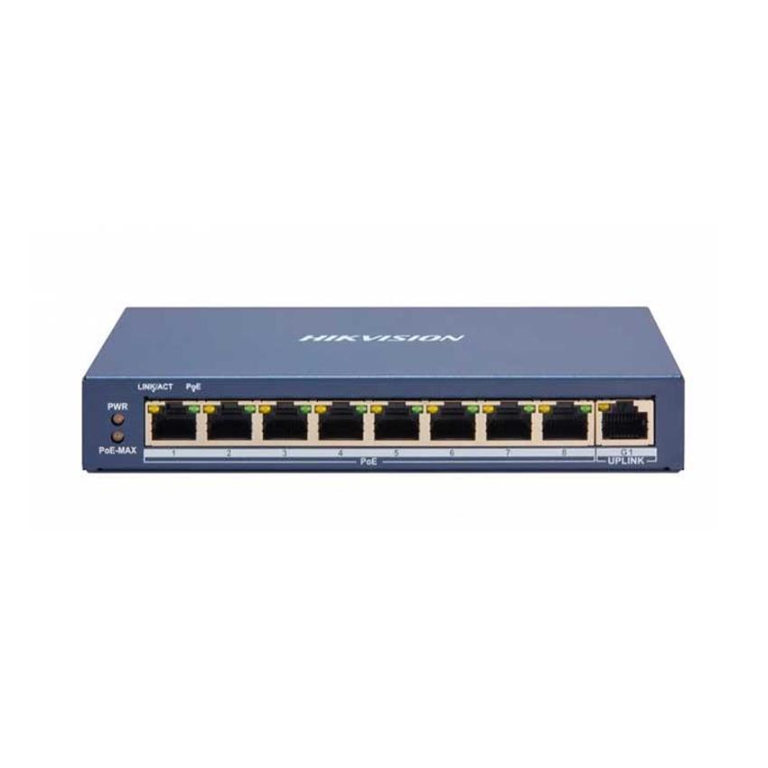 Switch Mạng 8 Cổng PoE(NotPoe) Chính Hãng HIK 3E0109P-E/M(B),3E0310P-E/M(B),3E0109P-E(C),3E0508-E(B),3E0310P-E/M - Hàng Chính Hãng