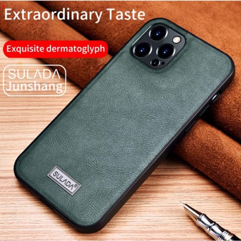 Ốp Lưng Da Sulada cho Điện Thoại Iphone - Hàng Chính Hãng