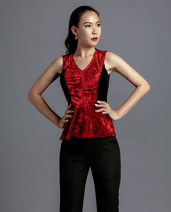 Áo Peplum Nhung Áo Đi Tiệc | Thời trang thiết kế Hity