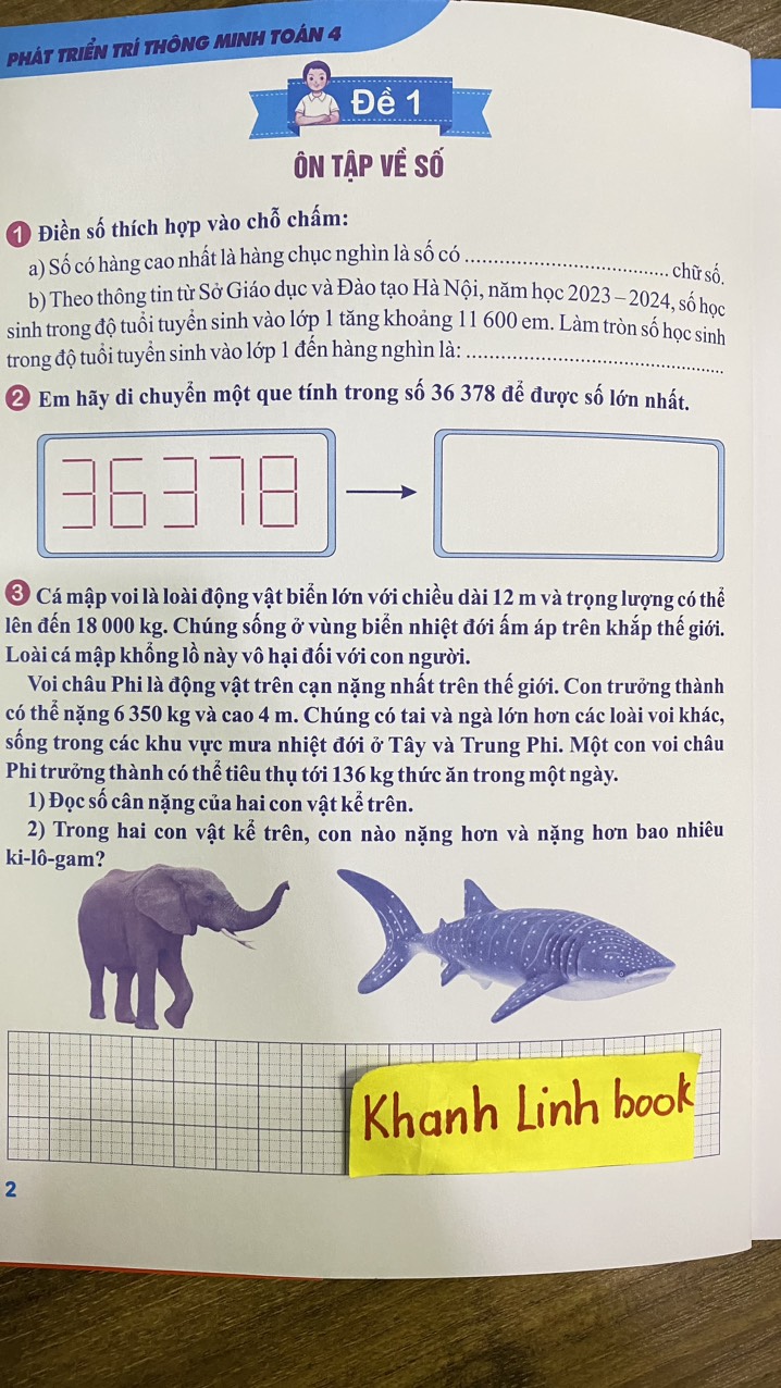 Sách - Phát Triển Trí Thông Minh Toán 4 - Biên soạn theo chương trình GDPT mới