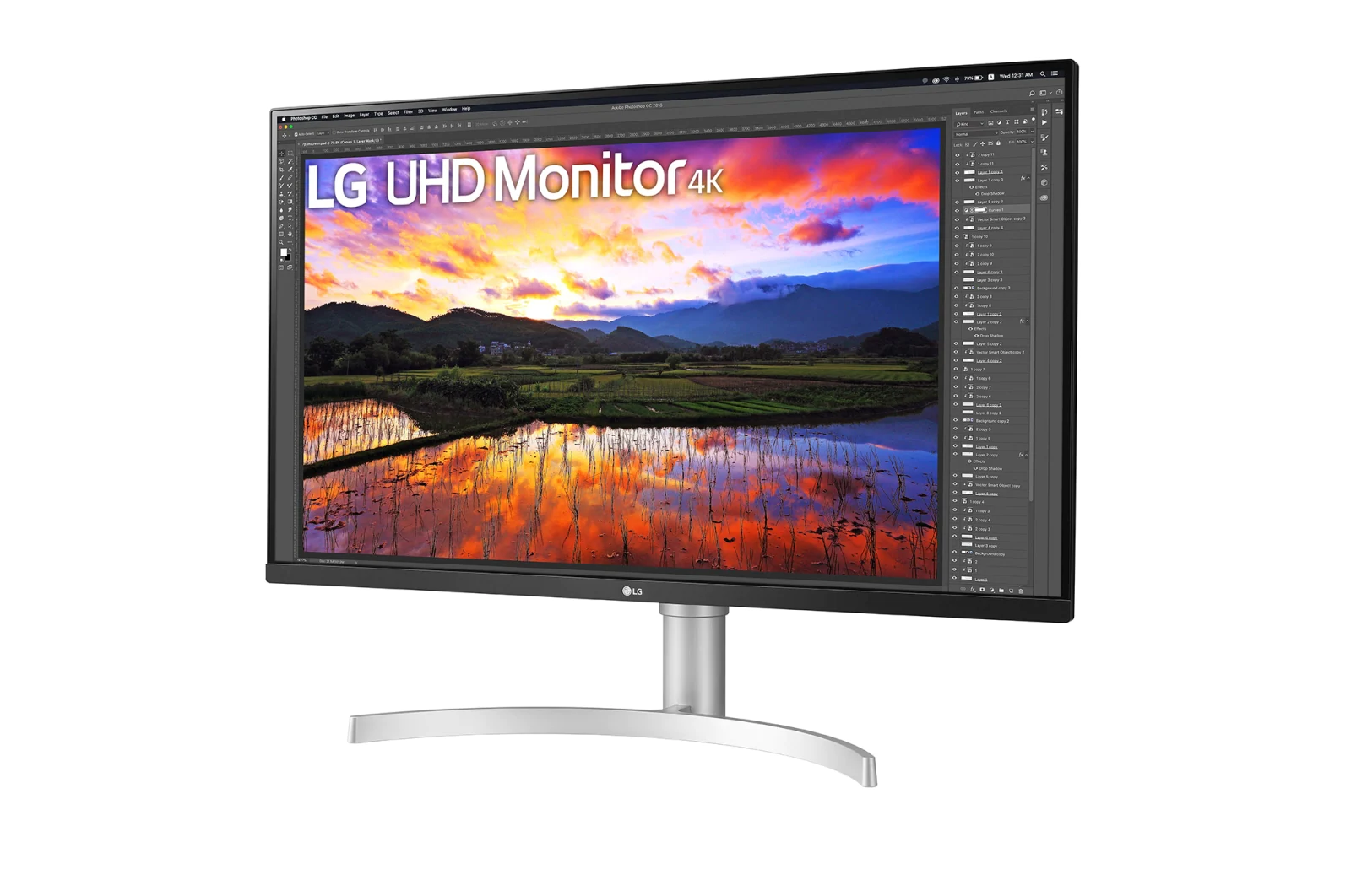 Màn hình LCD LG 32UN650-W UHD 4K (32inch/3840 x 2160/IPS/60Hz/5 ms/FreeSync) màu trắng - Hàng Chính Hãng