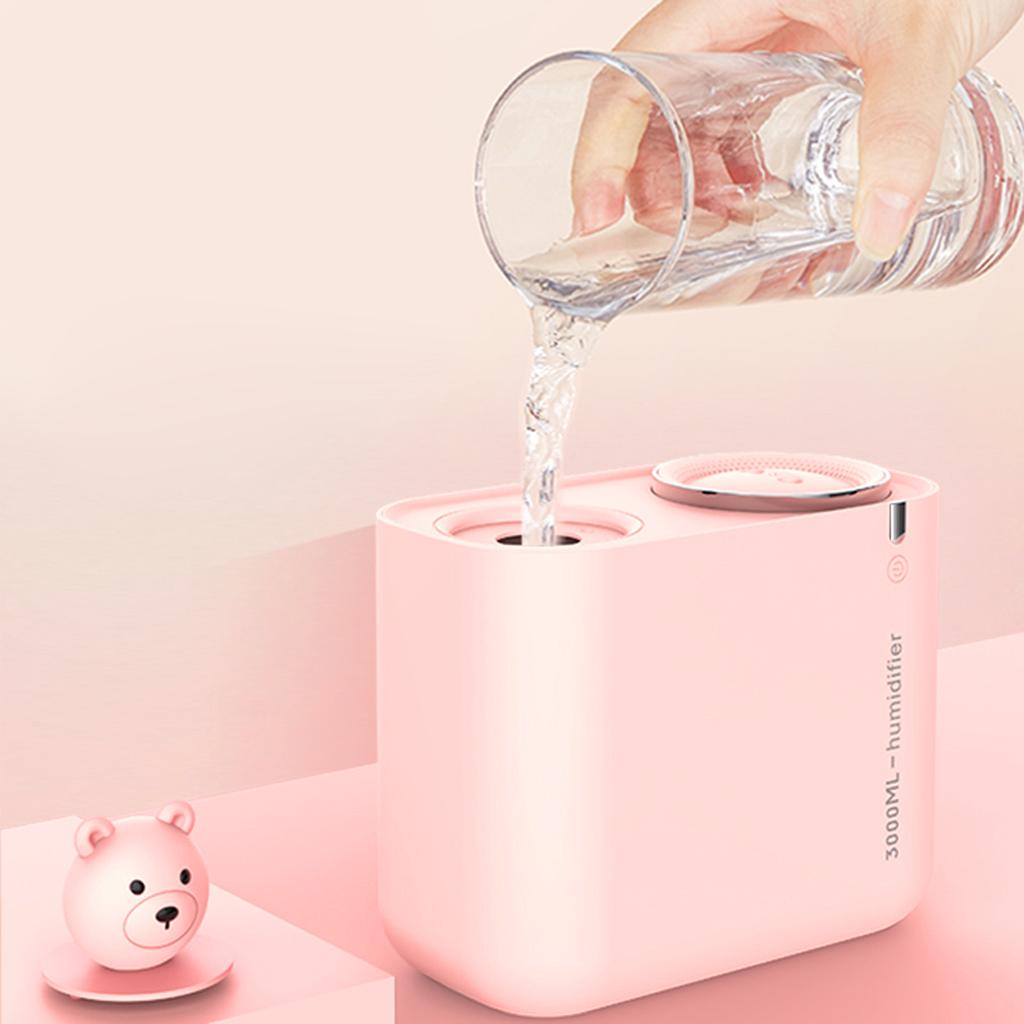 Top Fill Cool-Mist Humidifier for Bedroom, Essential Oil Diffuser - Smart Ultrasonic Humidifier for Home, Large Room with Auto Shut Off, 3L Water Tank