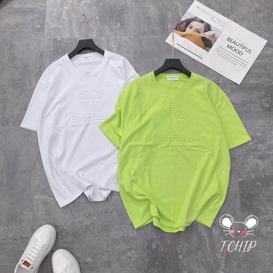 ÁO THUN DẬP NỔI CHỮ KIM CƯƠNG