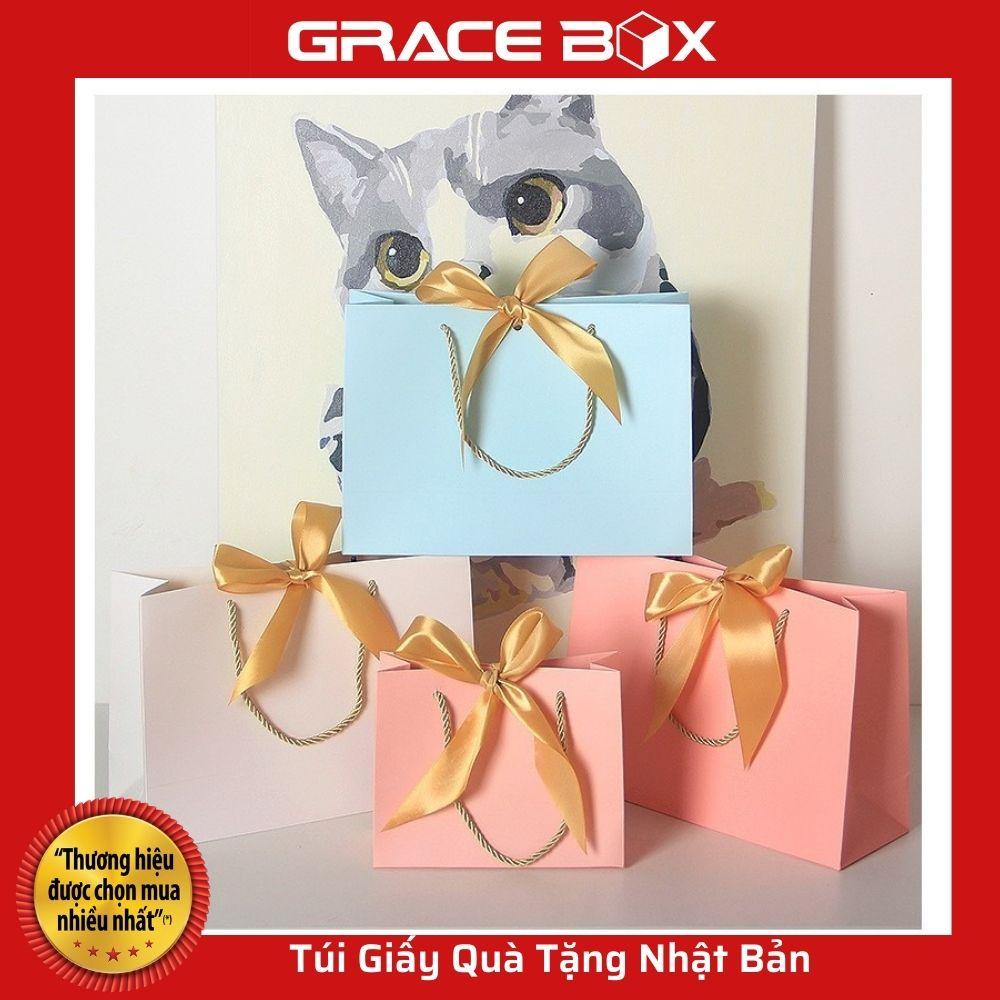 {Siêu Hot} Túi Giấy Qùa Tặng Cao Cấp Có Dây Ruy Băng Xinh Xắn - Siêu Thị Bao Bì Grace Box