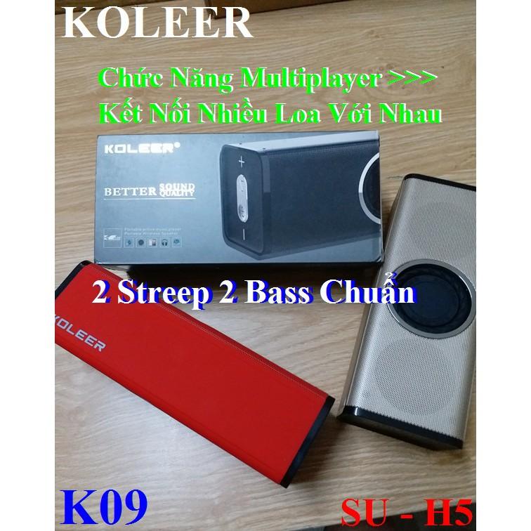 Loa bluetooth nghe nhạc Koleer SU-H5 Siêu Bass | Thiết kế siêu đẹp - Hàng chính hãng