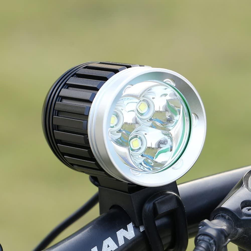 Đèn xe đạp Đèn MTB có thể sạc lại Đèn pha xe đạp chống nước 3600LM