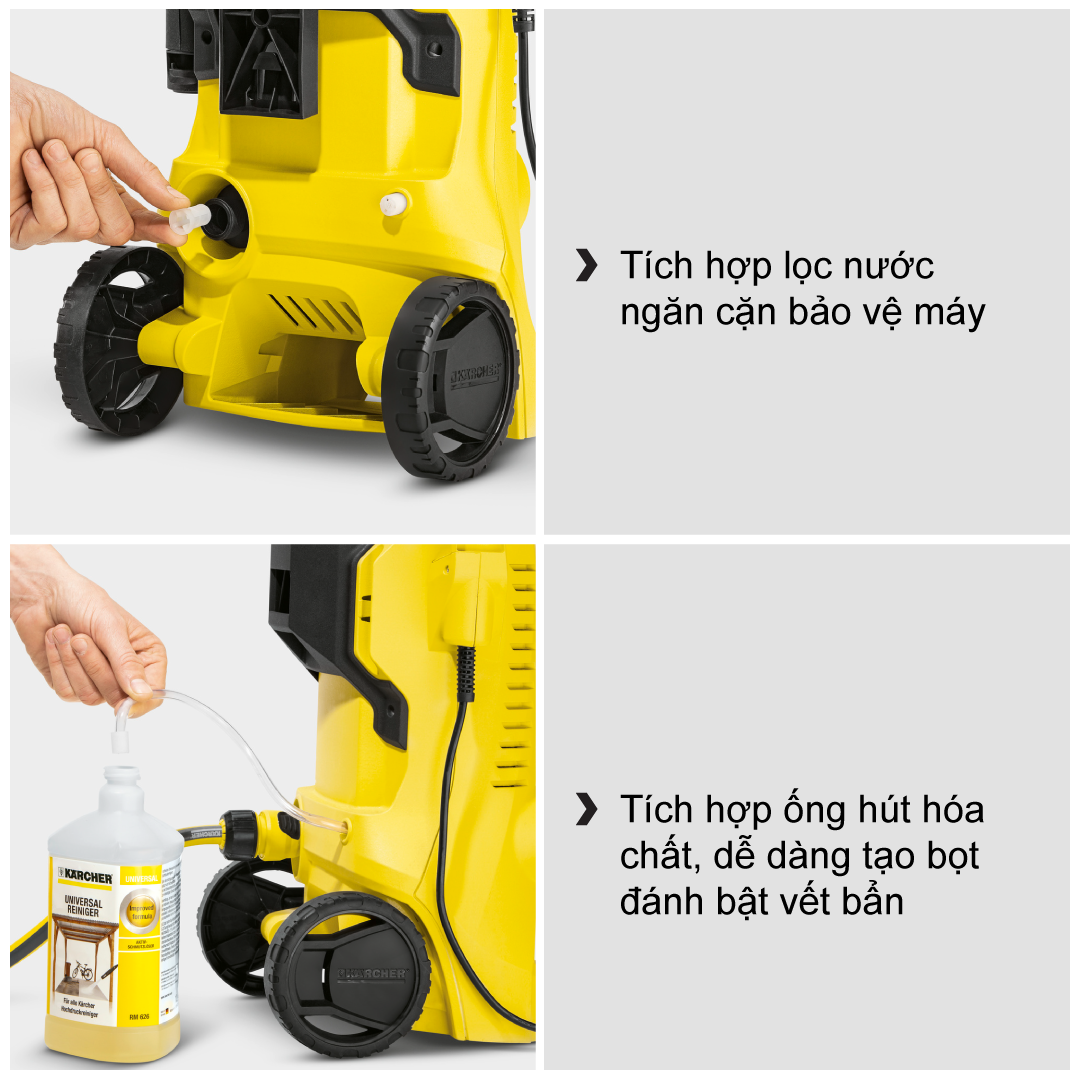 Máy phun rửa áp lực cao Karcher K 2 Power Control Car &amp; Home