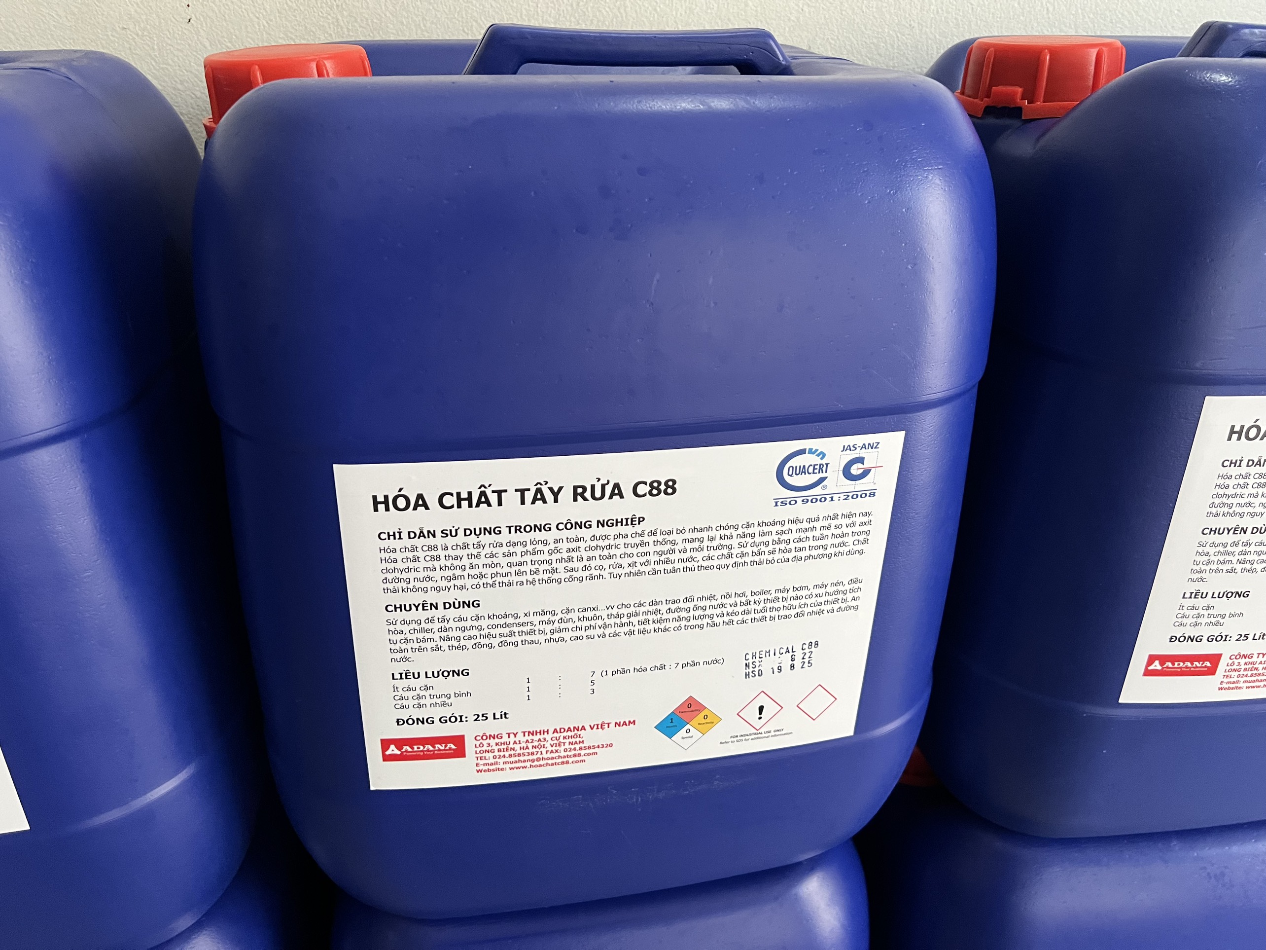 Hóa chất tẩy rửa cáu cặn nồi hơi boiler ở tại Vĩnh Phúc Hải Dương Hà Nam