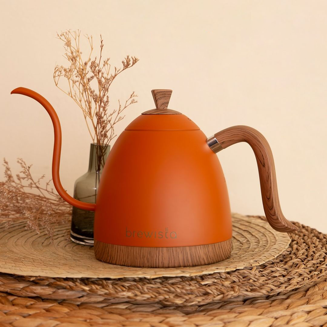 Ấm đun cảm ứng chuyên dụng rót cà phê Kettle 600ml - Orange