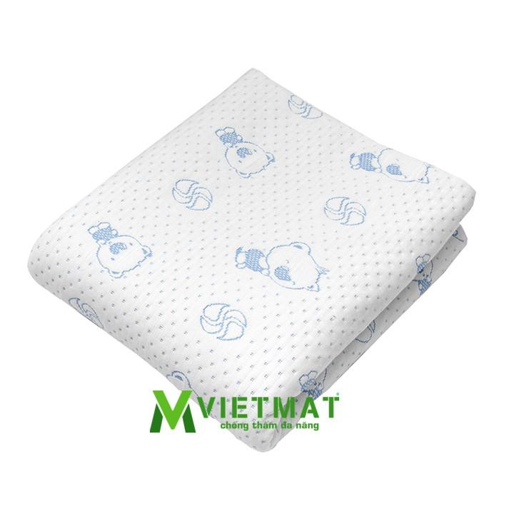 6 tấm 30x30cm miếng lót chống thấm cho bé Vietmat lót mông mềm mịn chống thấm tuyệt đối, giặt máy, dùng máy sấy lâu bền