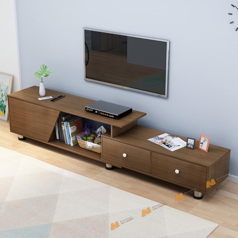 Made in VN Tủ Tivi - Kệ Tivi Phòng Khách Kết Hợp Để Phòng Ngủ Phòng khách gỗ mdf 17mm công ty Mộc Phát AN035