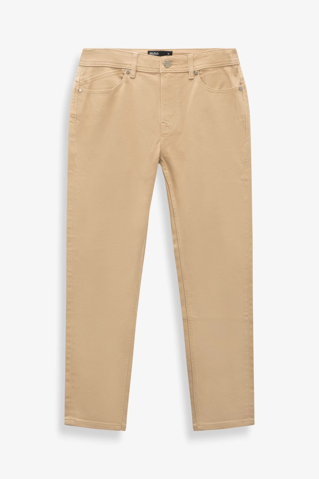 Quần Jean Nam ROUTINE Trơn Ống Ôm Form Slim Crop - 10S23DPA005 | LASTORE MENSWEAR