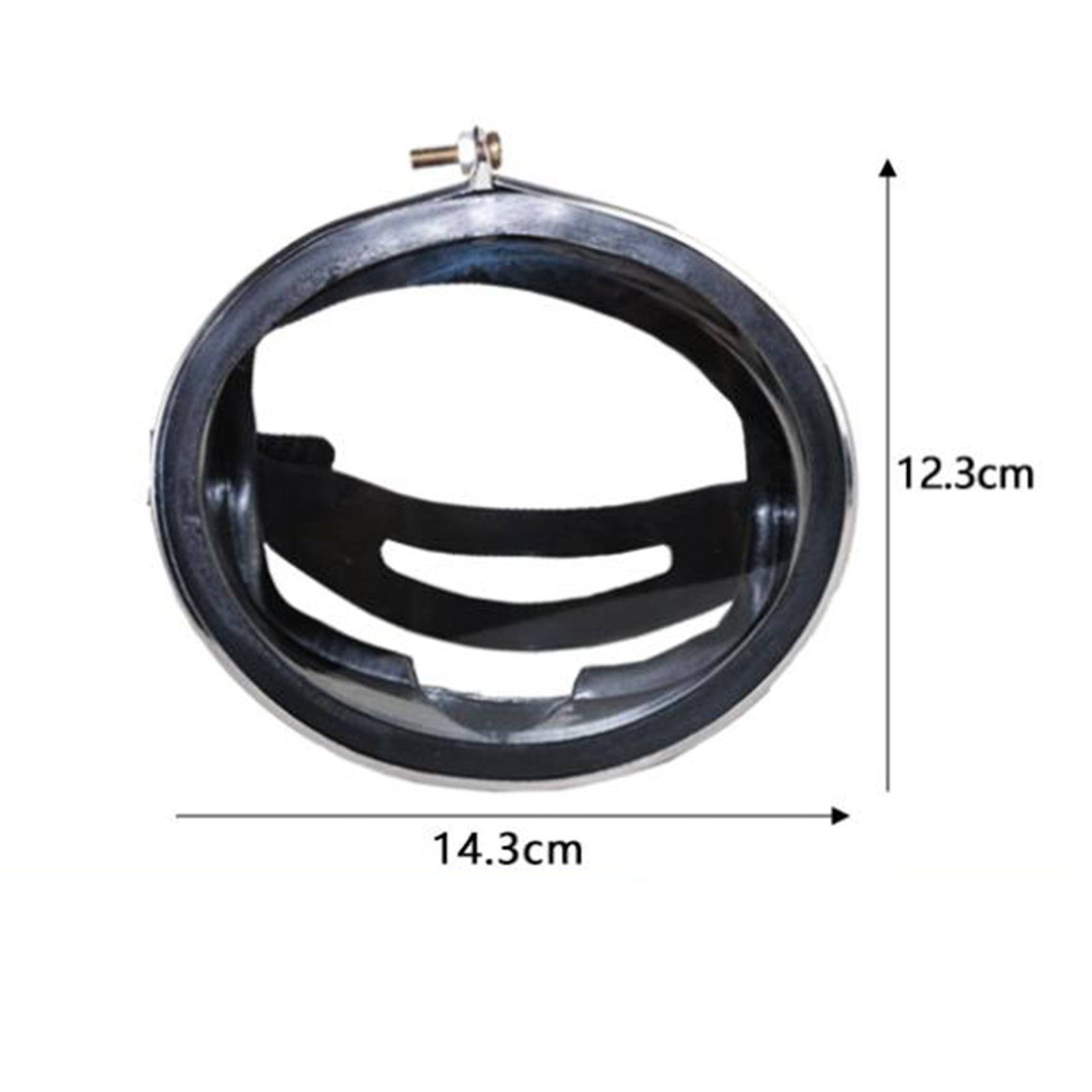 Classic Oval Dive Mask Silicone Comfort Fit Fog Free Large Tempered Glass Lens Snorkeling & Spearfishing Diving Goggles