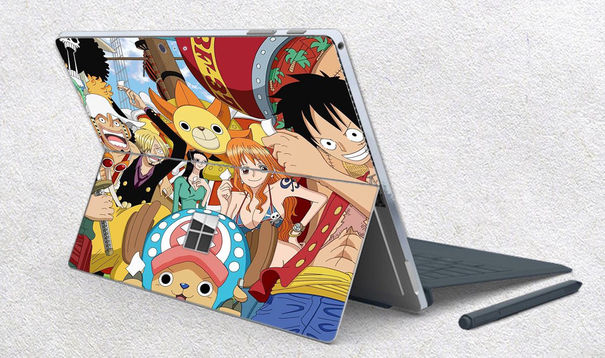 Skin dán hình One Piece x17 cho Surface Go, Pro 2, Pro 3, Pro 4, Pro 5, Pro 6, Pro 7, Pro X