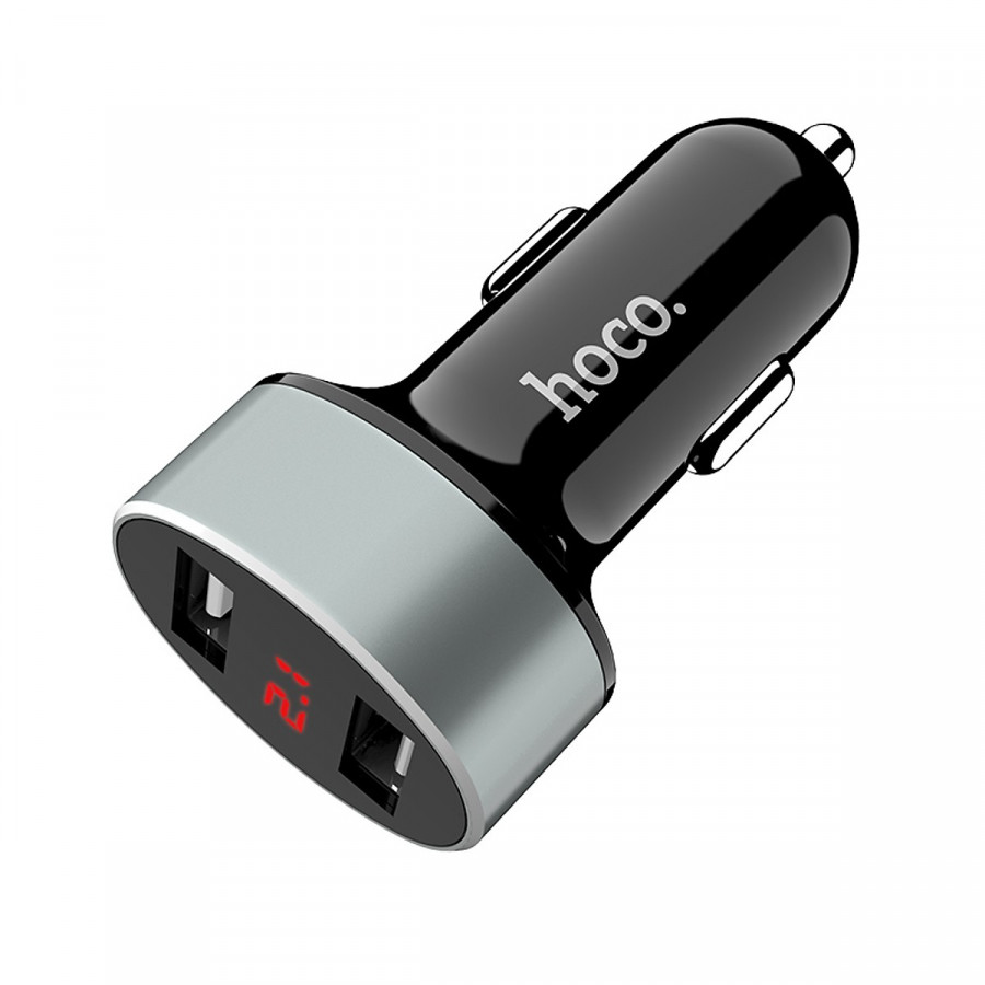 Tẩu Sạc Ô Tô Hoco Z26 2 Cổng USB - Hàng Chính Hãng