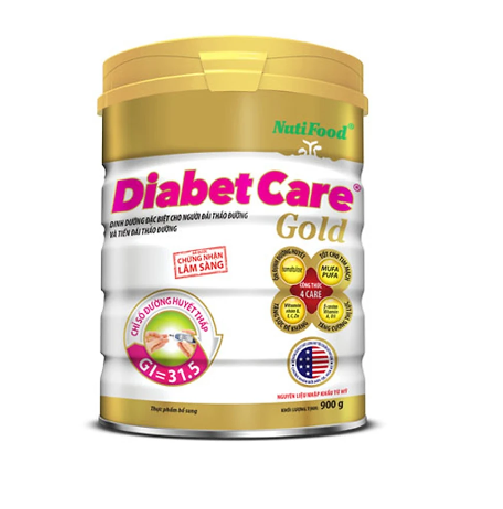 Sữa bột Diabet Care Gold Nutifood loại 900g giành cho người tiểu đường+quà