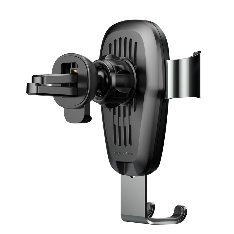 Giá đỡ điện thoại kiêm sạc không dây Baseus Metal Gravity Car Mount Trên ôtô - hàng nhập khẩu