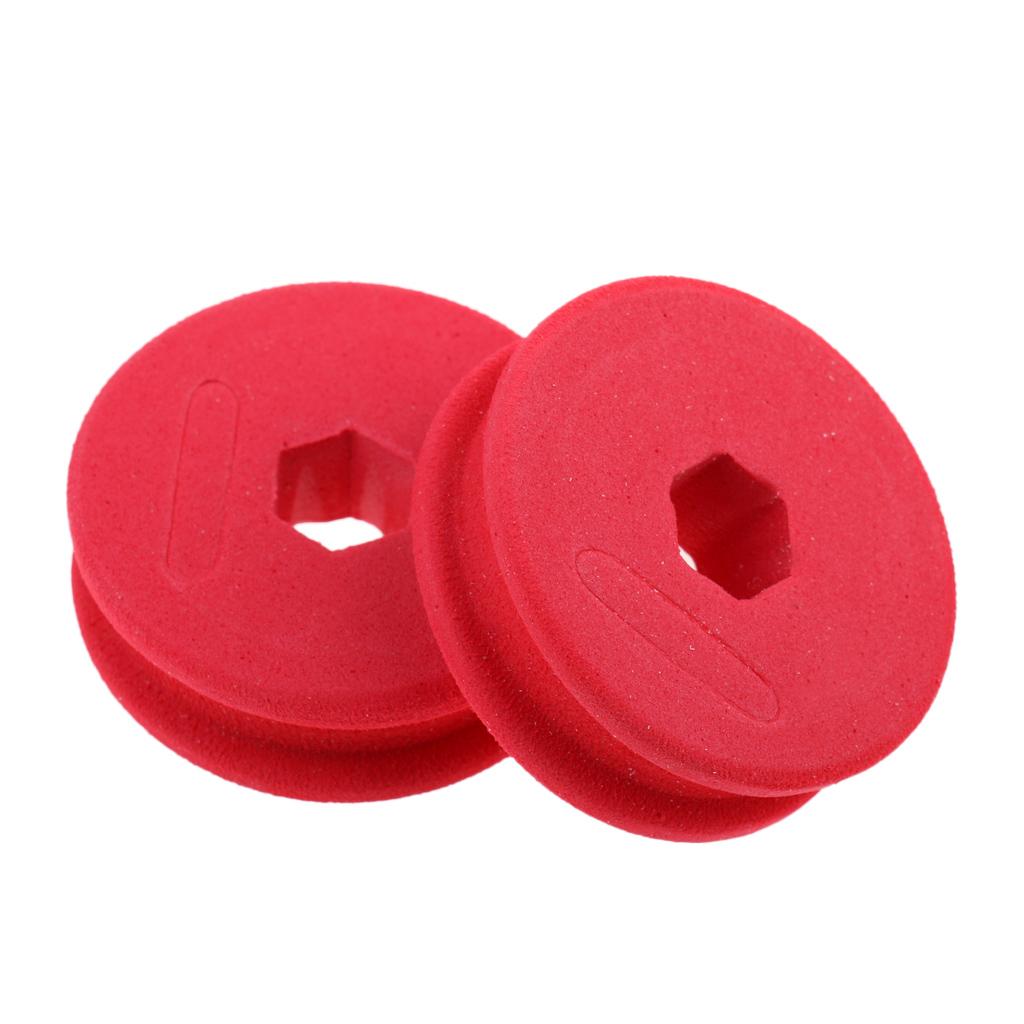 16pcs Foam Fishing Main Line Bobbin Spools Tackle Plastic Storage Box Case