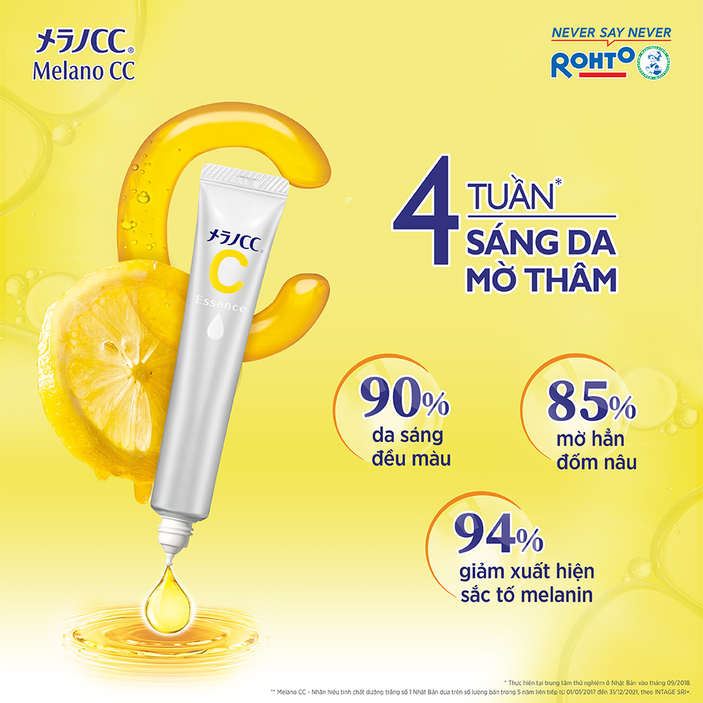 Tinh Chất Dưỡng Trắng Da Chống Thâm Nám Melano CC Whitening Essence
