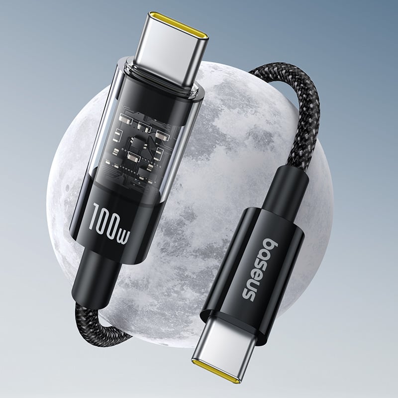 Cáp Sạc Nhanh Baseus Gem C to C 100W (Fast-Charging Data Cable) - Hàng chính hãng