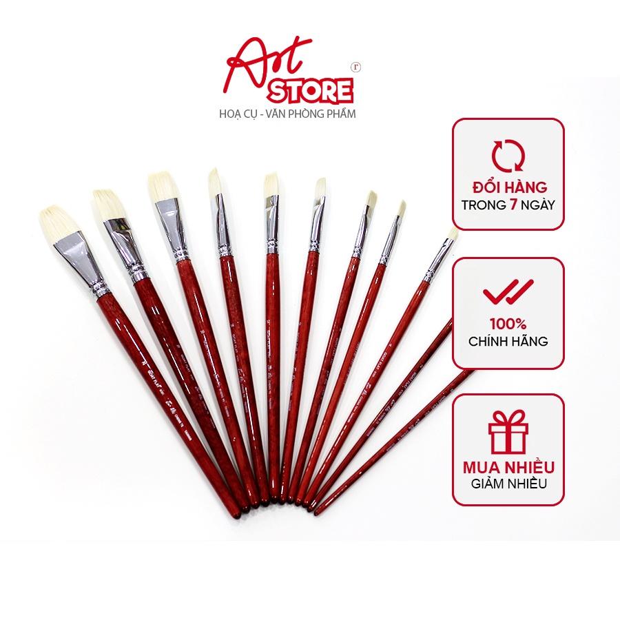 Cọ Vẽ Lông Cừu Đầu Dẹp Goat Flat K101