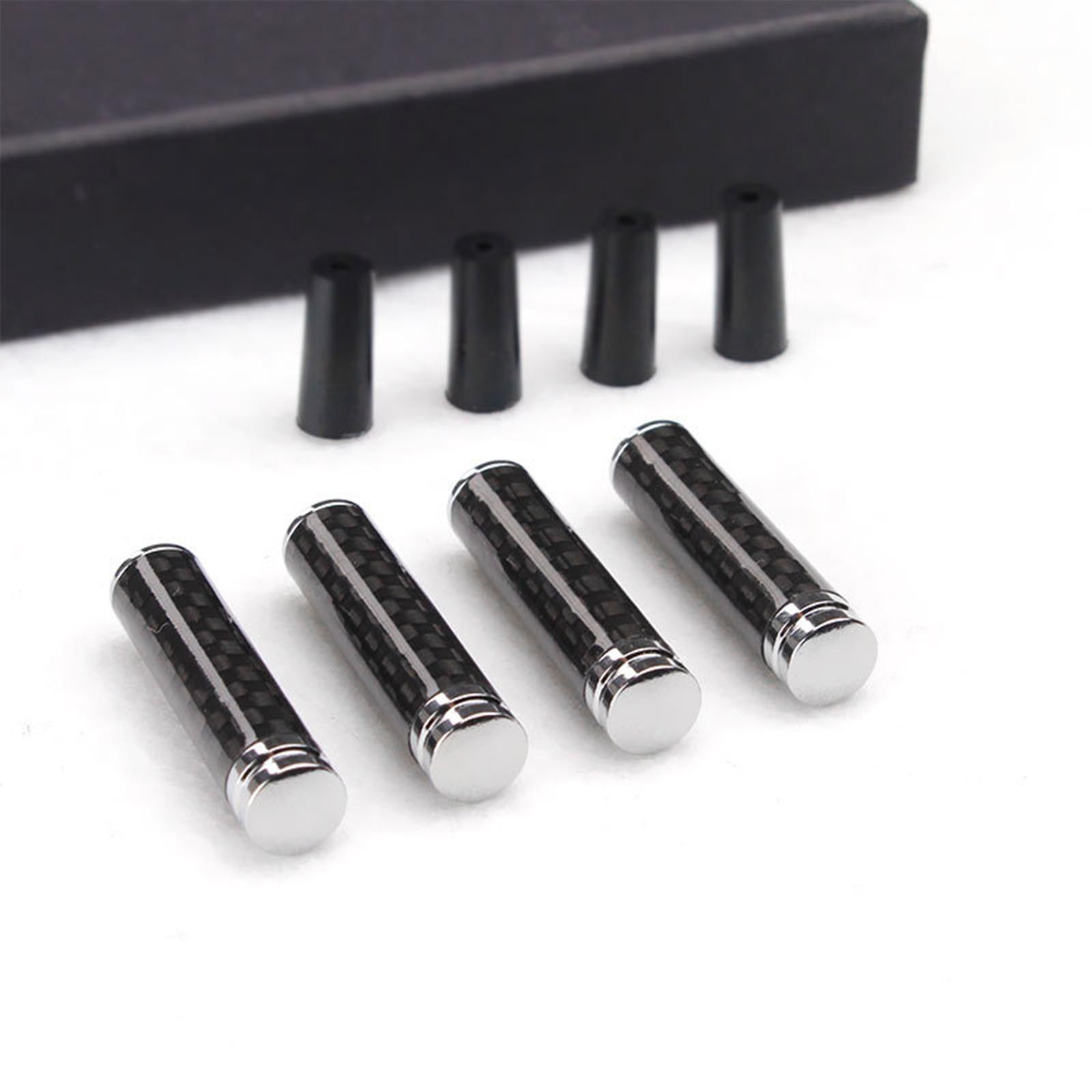 4 Pieces Car Door Lock Knobs Decorative Cover for Car Rod Bolt for Auto