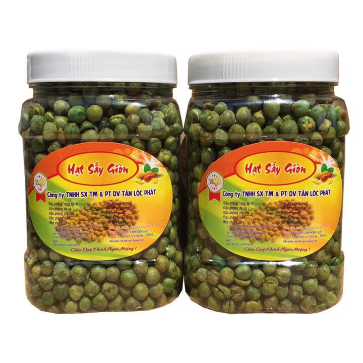 ĐẬU HÀ LAN SẤY TỎI ỚT (1KG)