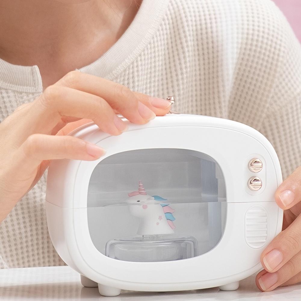 Máy phun sương tạo độ ẩm không khí hình dáng TV dễ thương 400ml