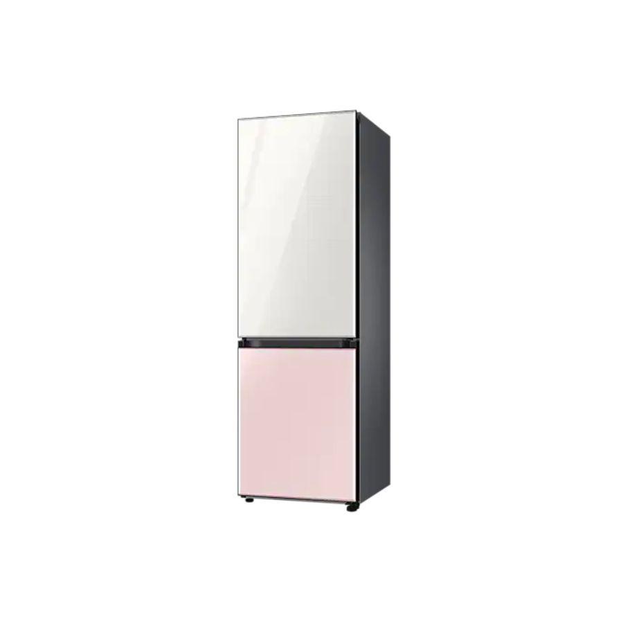 [Hàng chính hãng] Tủ lạnh Samsung BESPOKE 2 Cửa Ngăn Đông Dưới 339L màu Trắng/Hồng (RB33T307055)