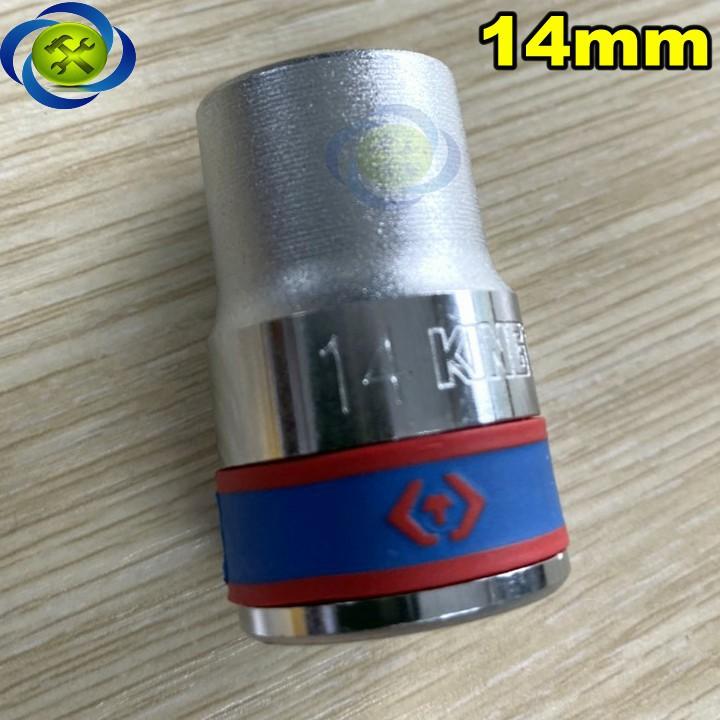 Tuýp trắng ngắn Kingtony 433514M 1/2 INCH - 14MM 6 CẠNH