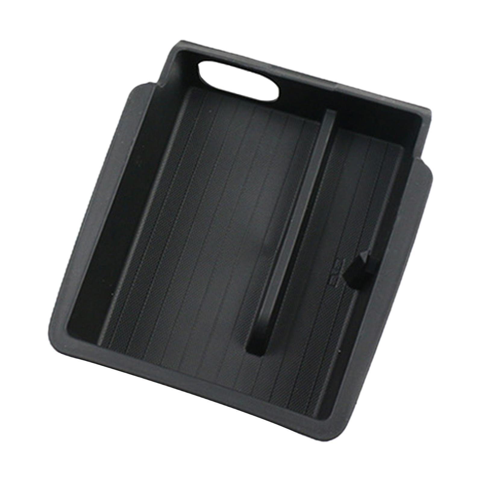 Black Storage Compartments Armrest Storage Box Replace Parts Cup Holder Durable Cards Change Lipstick Drawer Storage Box for  Y