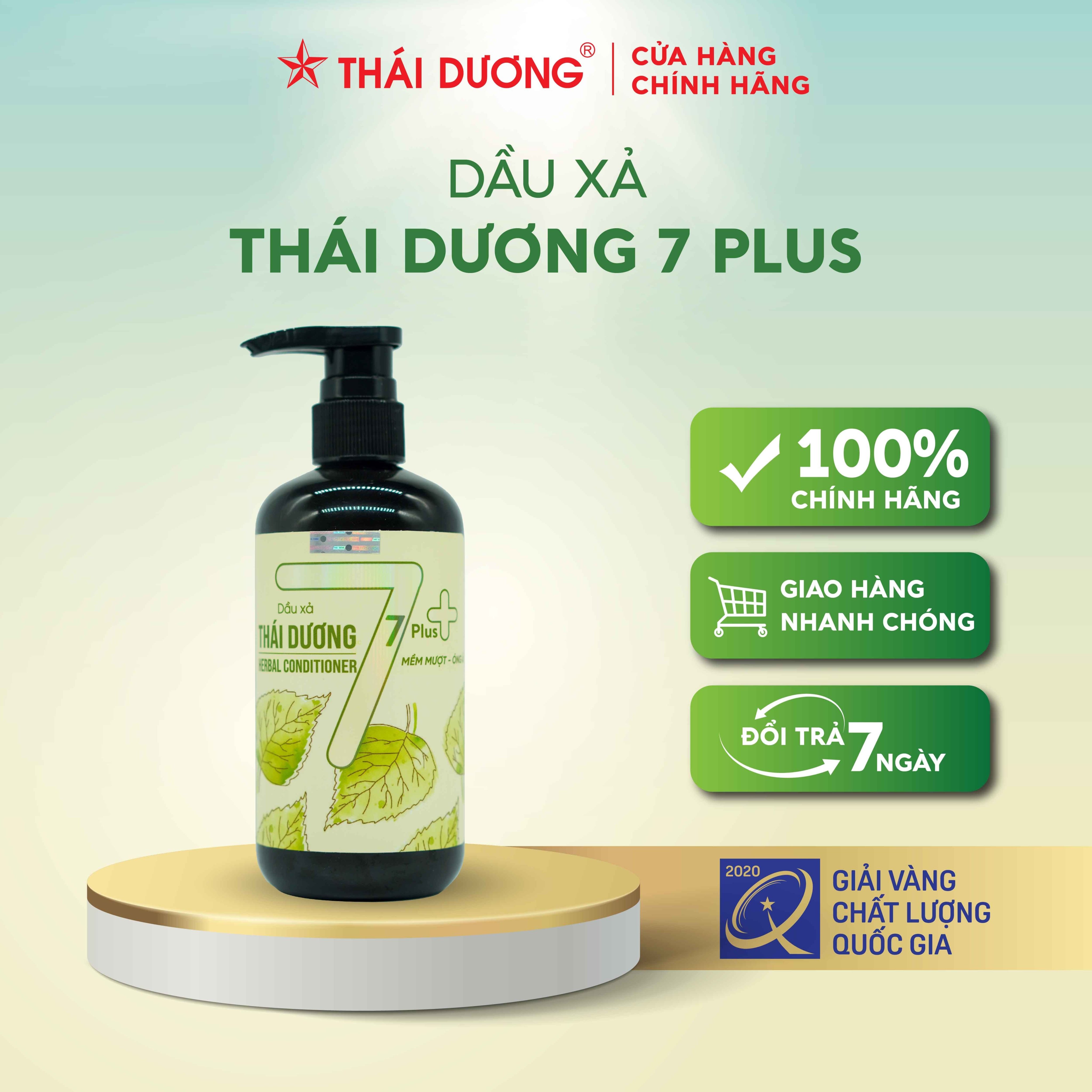 Dầu xả dược liệu Thái Dương 7 plus 100ml/250ml/480ml - Sao Thái Dương