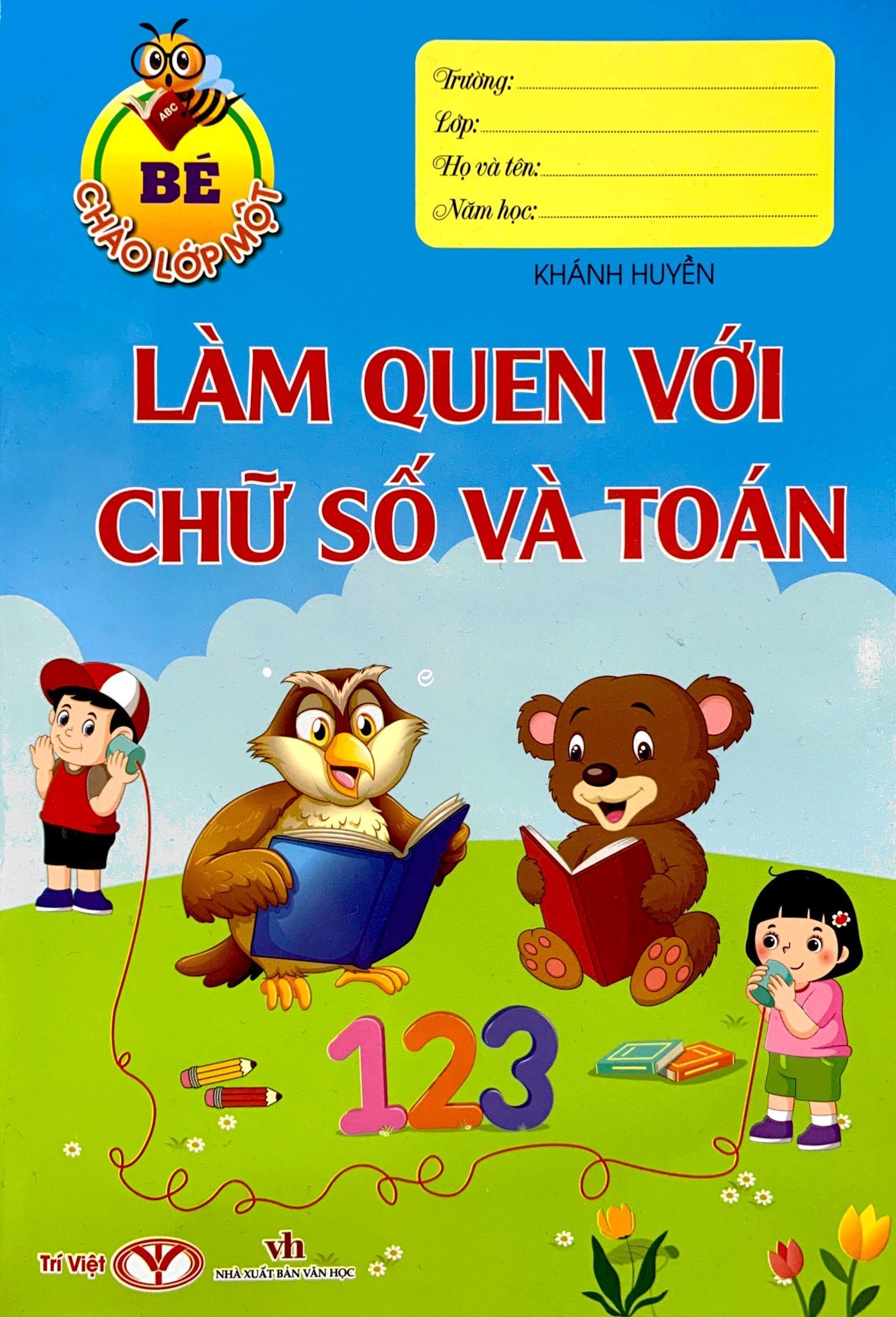 Hình ảnh Bé Chào Lớp Một - Làm Quen Với Chữ Số Và Toán