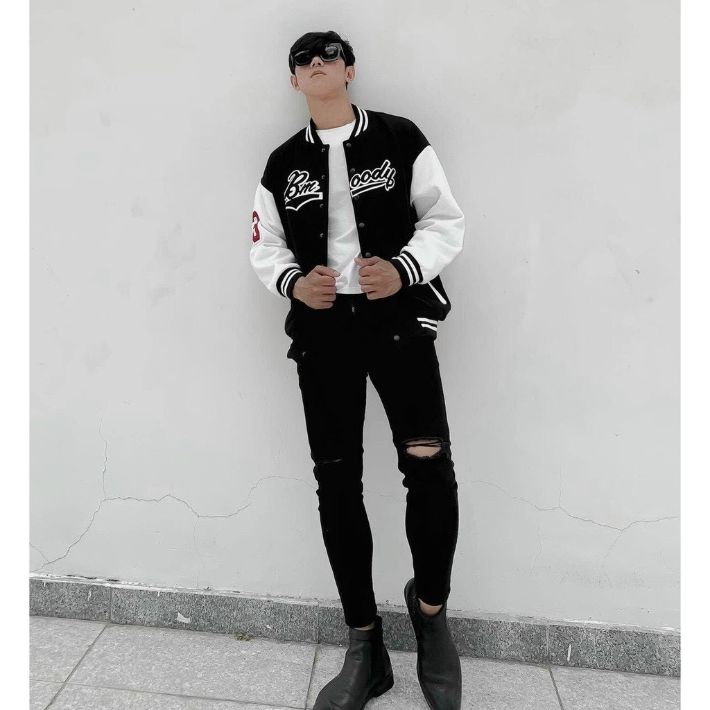 Áo khoác bomber nữ form rộng thời trang hotfrend 2021 in hình họa tiết cá tính chất vải dù dày dặn cao cấp bao đẹp