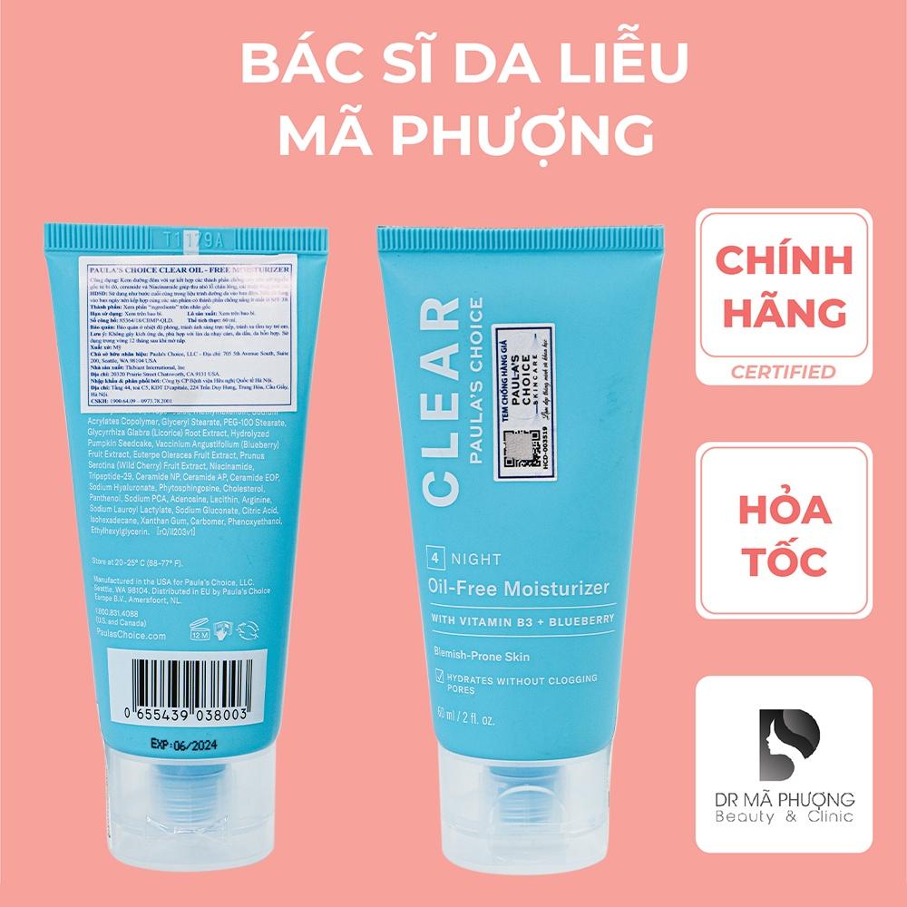 Kem dưỡng ẩm giảm tiết dầu cho da dầu mụn CLEAR OIL-FREE MOISTURIZER