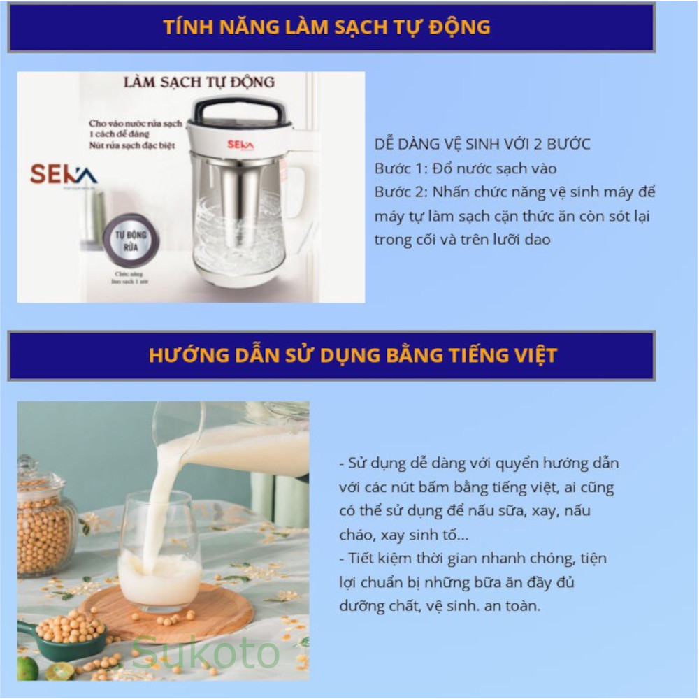 Máy làm sữa hạt cao cấp 1.8L-Món quà dinh dưỡng cho cả gia đình.