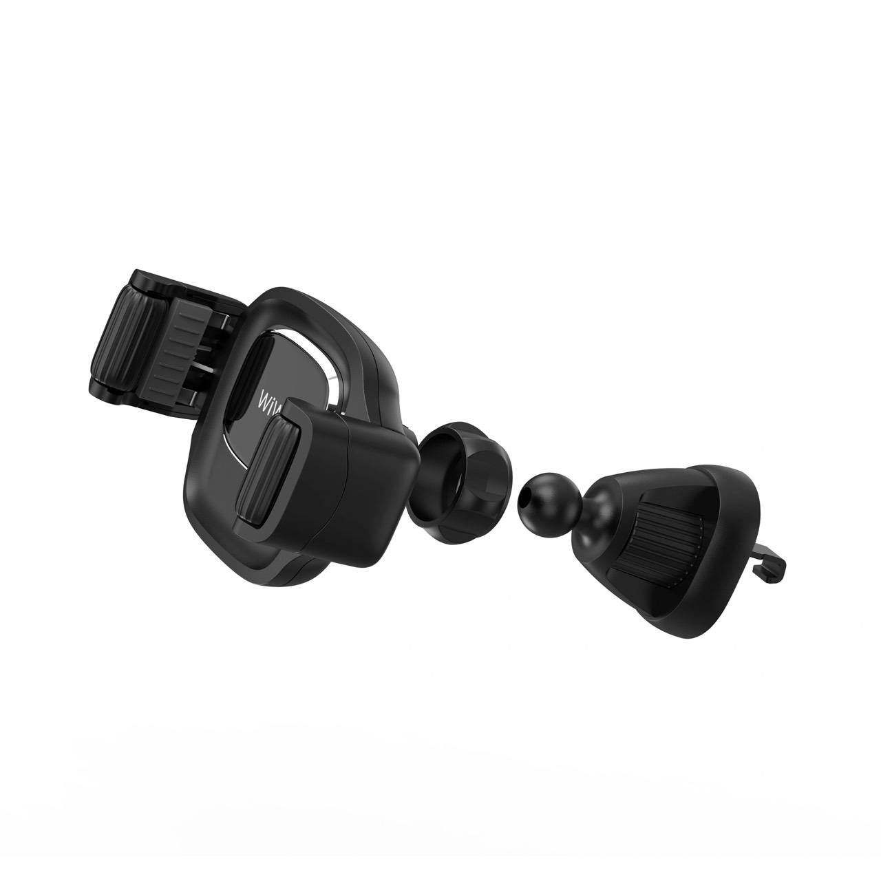 Giá đỡ Wiwu Ch009 Car Mount cho điện thoại trên ô tô làm bằng hợp kim nhôm, xoay 360 độ - Hàng chính hãng