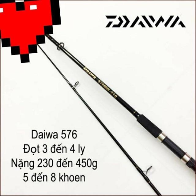 cần câu 2 khúc rỗng dài 2m7 DAIWA cần tải cá 10kg y hình giá rẻ