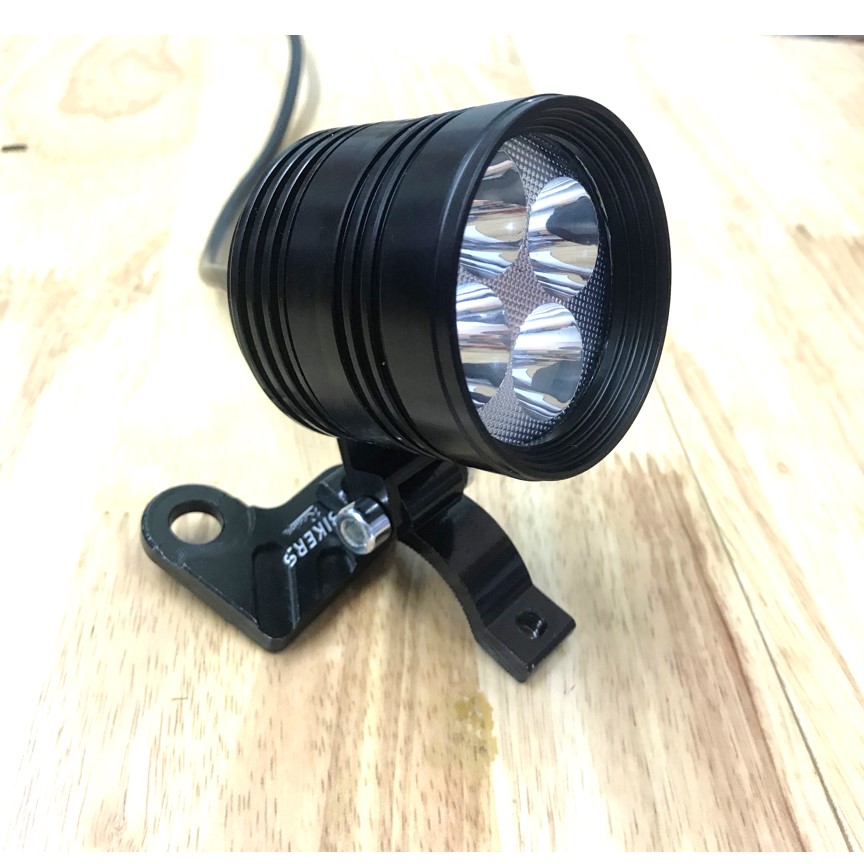 Combo đèn led trợ L4 + lens + pat cho ánh sáng tỏa