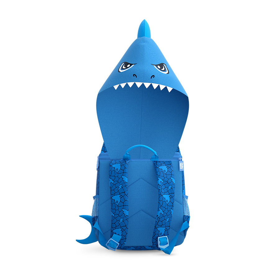 Ba Lô Hoodie CLEVERHIPPO Shark Cage BS3103/BLUE