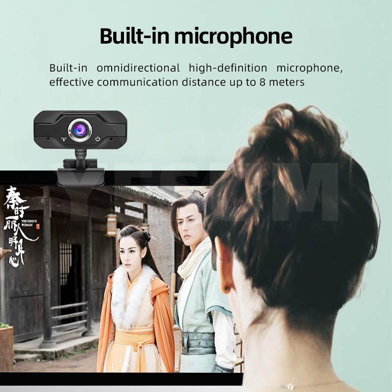 Webcam HD 1080P 4K tiện lợi dành cho máy tính