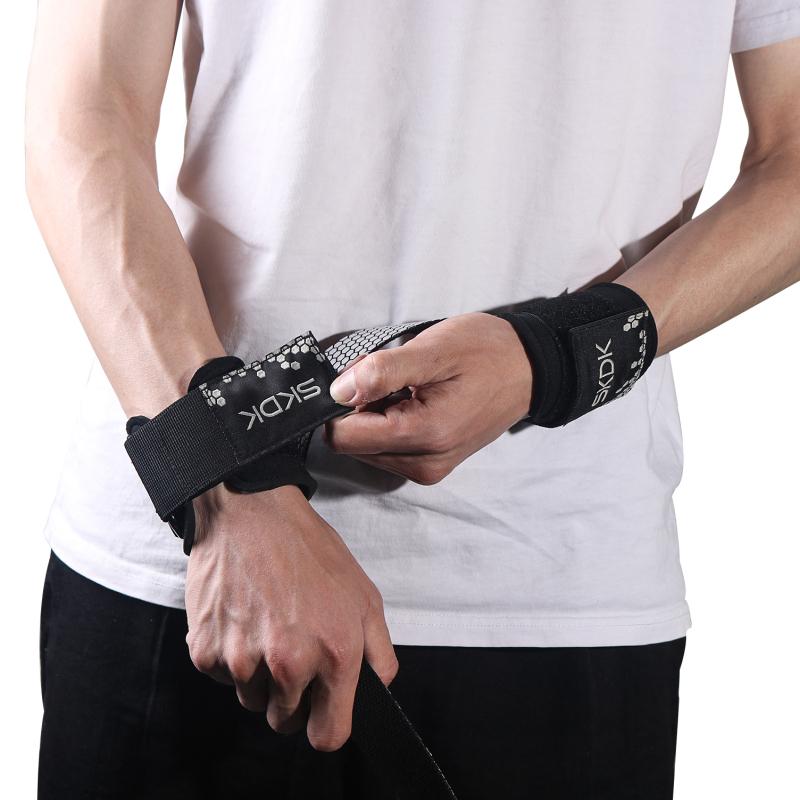 Nâng dây đeo cổ tay củng cố thể hình sức mạnh sức mạnh đào tạo sức mạnh tập thể dục tạ tạ. Color: Gray