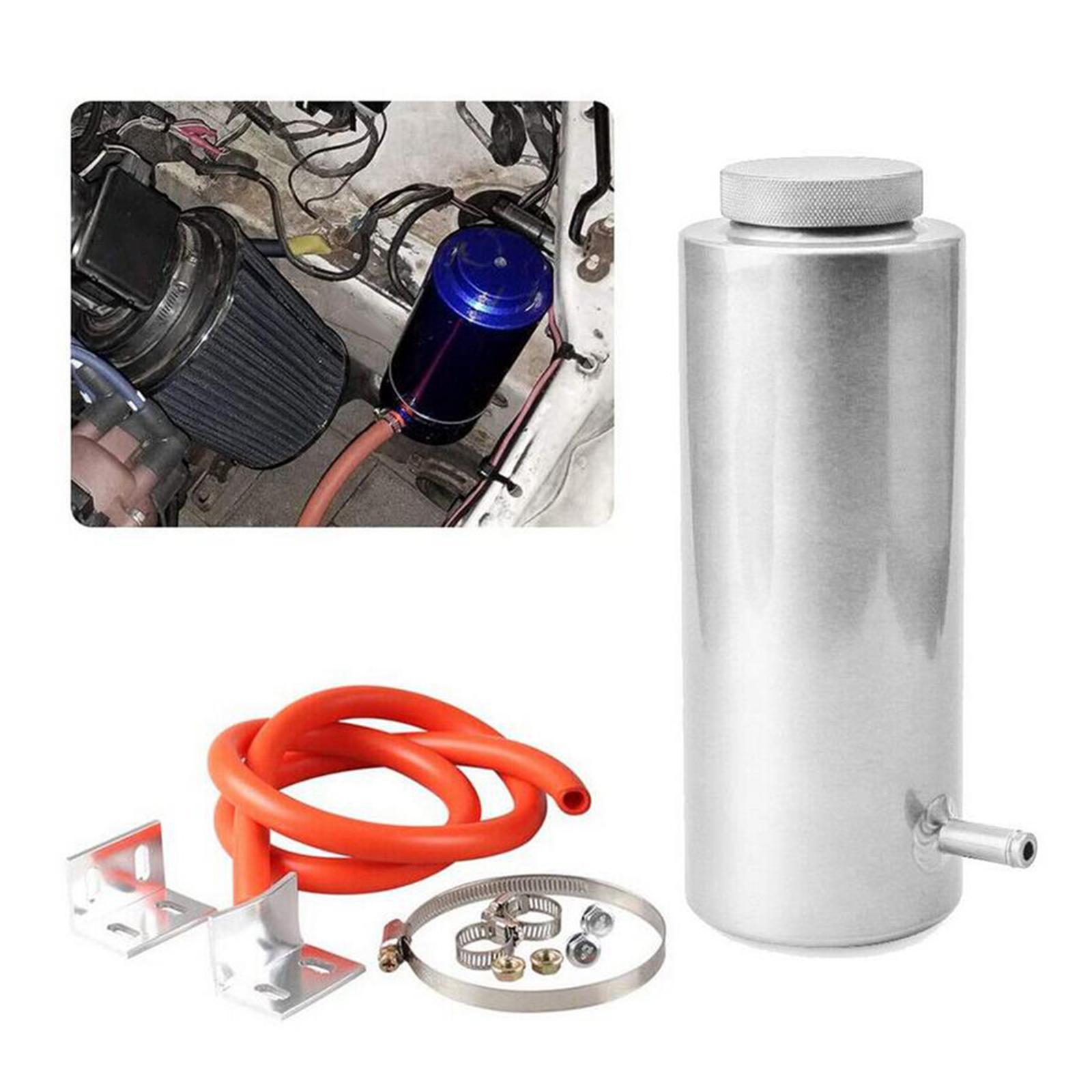 Car Coolant Tank Coolant Expansion Tank 800ml Universal Aluminum Alloy High Performance Cooling Bottle Reservoir