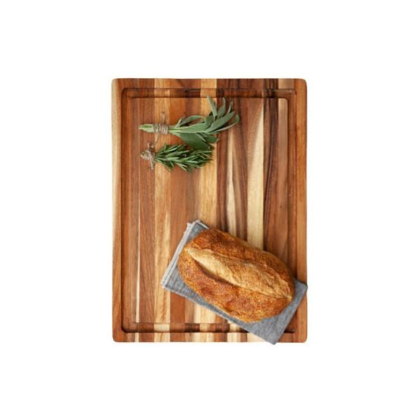 Thớt gỗ teak cao cấp siêu cứng không mùn, chống nứt 50 X 38 CM - Thớt gỗ trang trí đồ ăn kiểu dáng Vintage decor