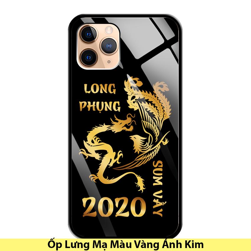 Ốp Lưng Họa tiết Ánh Kim Vàng cho điện thoại Iphone 11 Pro - 0378 8005 LONGPHUNG05 - Long Phụng - Hàng Chính Hãng