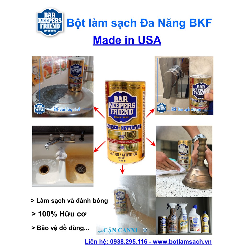 Bột tẩy đa năng BKF 425g
