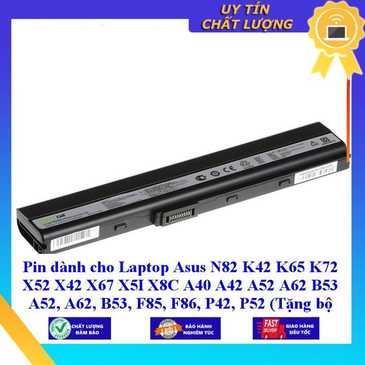 Pin dùng cho Laptop Asus N82 K42 K65 K72 X52 X42 X67 X5I X8C A40 A42 A52 A62 B53 A52 A62 B53 F85 F86 P42 P52 - Hàng Nhập Khẩu  MIBAT121